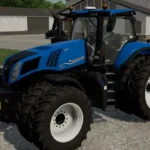 NEW HOLLAND T8 WITH NORTH AMERICAN WHEELS V1.0.0.1