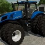 NEW HOLLAND T8 WITH NORTH AMERICAN WHEELS V1.0.0.12