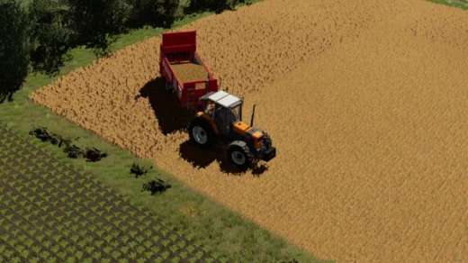 VISIBLE MANURE TEXTURE ON STUBBLE V1.0