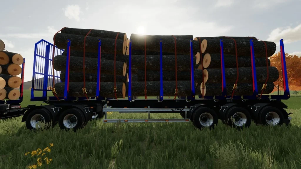 FLIEGL LONG TRAILER WOOD WITH AUTOLOAD V1.03