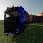 FLIEGL LONG TRAILER WOOD WITH AUTOLOAD V1.05