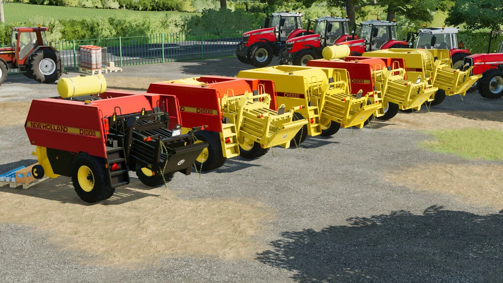 NEW HOLLAND D800/D1000 BALER V1.0 – FS22 mod