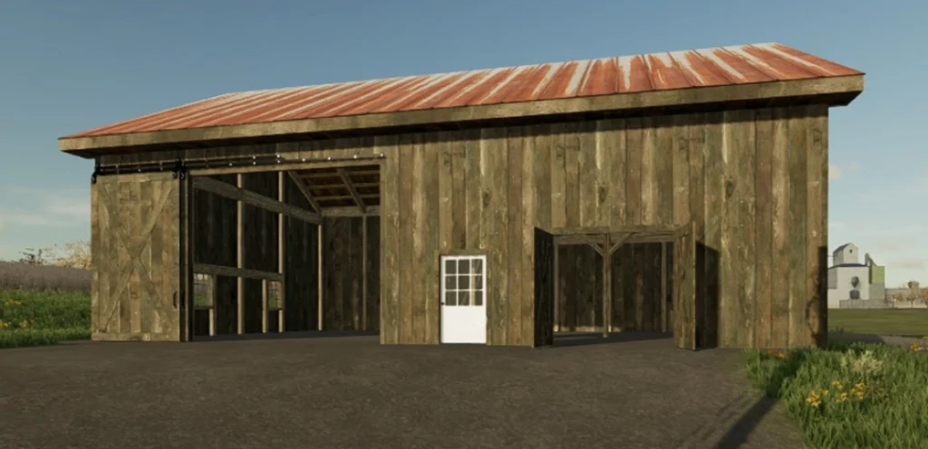 36' x 52' Bale Shed, Weathered V1.0