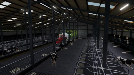 EIGHT BAY DOUBLE COW SHED V1.0