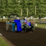 BLUE MODIFIED PULLING TRACTOR V1.03