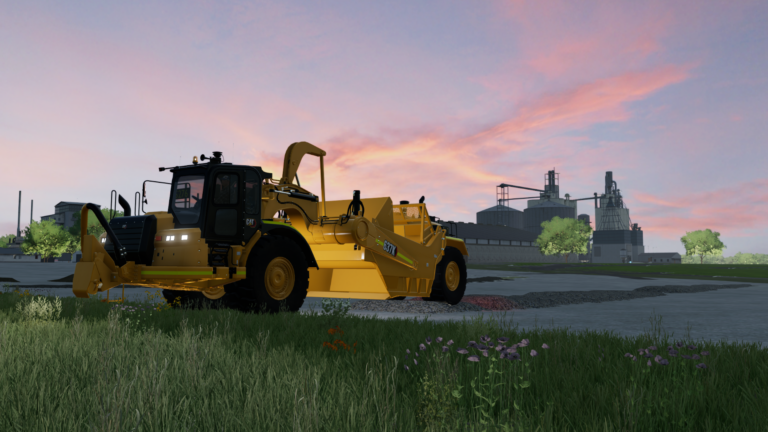 Cat 637K Scraper V1.0 – FS22 mod