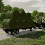 JOHN DEERE 1275 BALE WAGONS V1.02