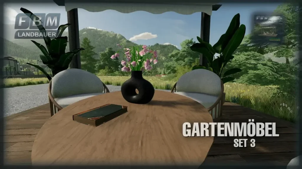 GARDEN FURNITURE SET 3 V1.0