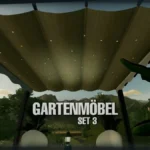 GARDEN FURNITURE SET 3 V1.03
