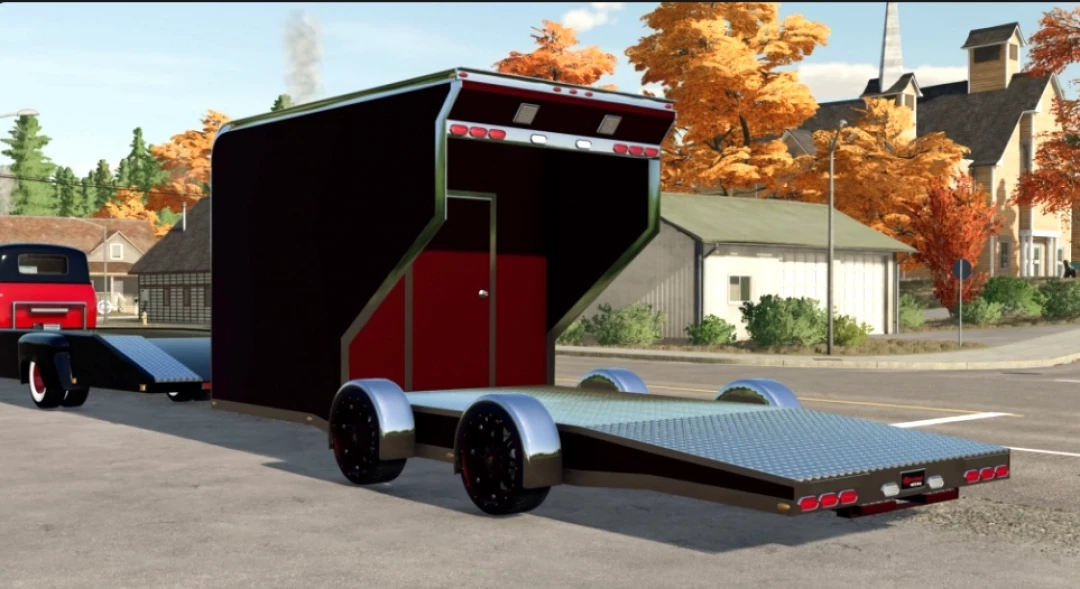 Race Car Hauler V10 Fs22 Mod 2975