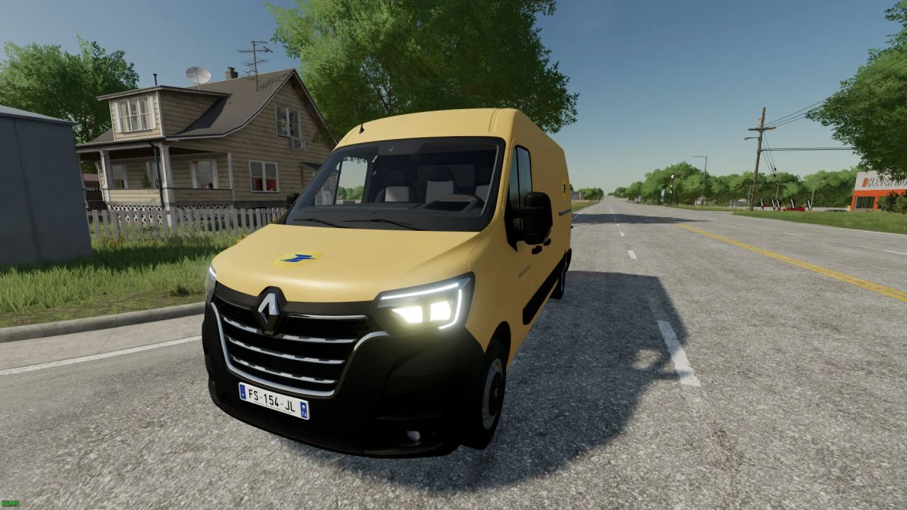 Renault Master Iv La Poste V2.0 – Fs22 Mod