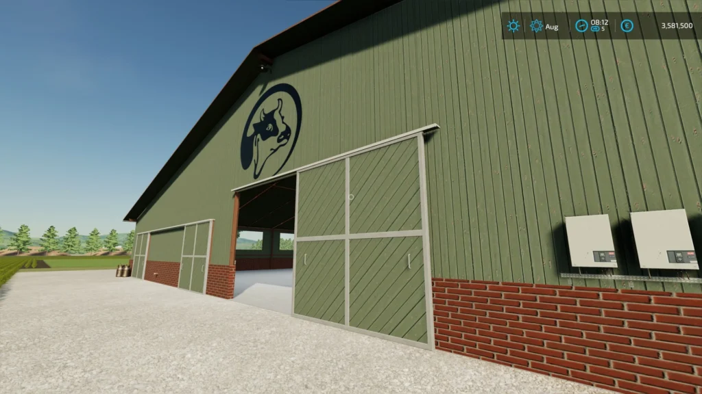 COWSHED WITH MANURE SYSTEM WITHOUT PASTURE V3.0