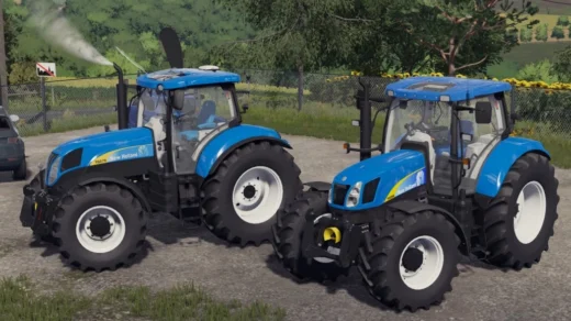 NEW HOLLAND T6 4 AND 6 CYL SERIES PACK V1.0
