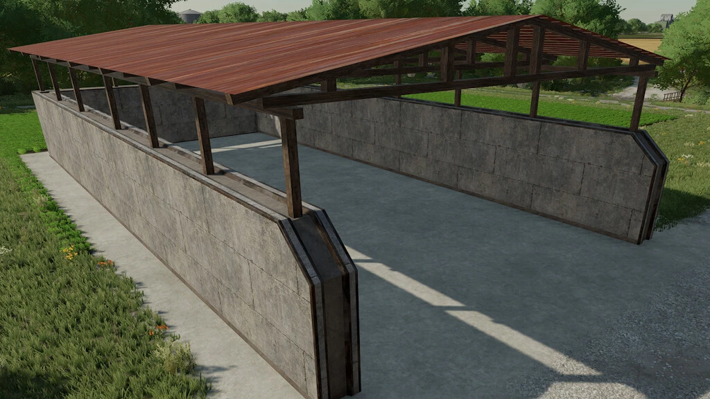 BUNKERSILO WITH ROOF V1.0