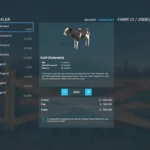 INCREASE MAXIMUM PURCHASE LIMIT FOR ANIMALS V1.0