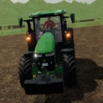 JOHN DEERE 7R WITH BASURI 4.0 HORN V1.0