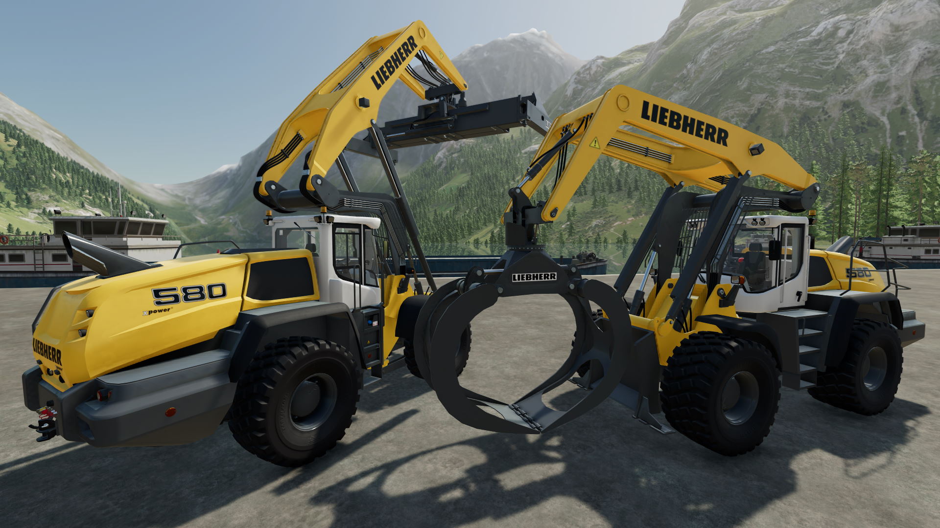 Liebherr L580 V1.0 – FS22 mod