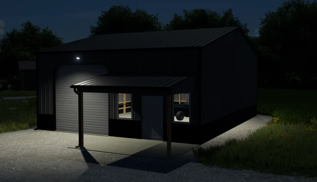 32X40 SHED WITH PORCH V1.0