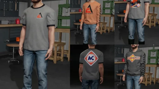 ALLIS-CHALMERS THEMED CLOTHING PACK V1.0