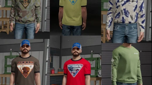 COLUMBIA THEMED CLOTHING PACK V1.0