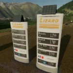 DIGITAL GASSTATION DISPLAYS LIZARD V1.0
