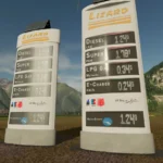 DIGITAL GASSTATION DISPLAYS LIZARD V1.02