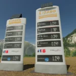 DIGITAL GASSTATION DISPLAYS LIZARD V1.05