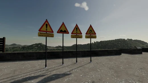 FRENCH TEMPORARY SIGNS V1.04