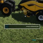 UNLOAD BALES EARLY V1.02