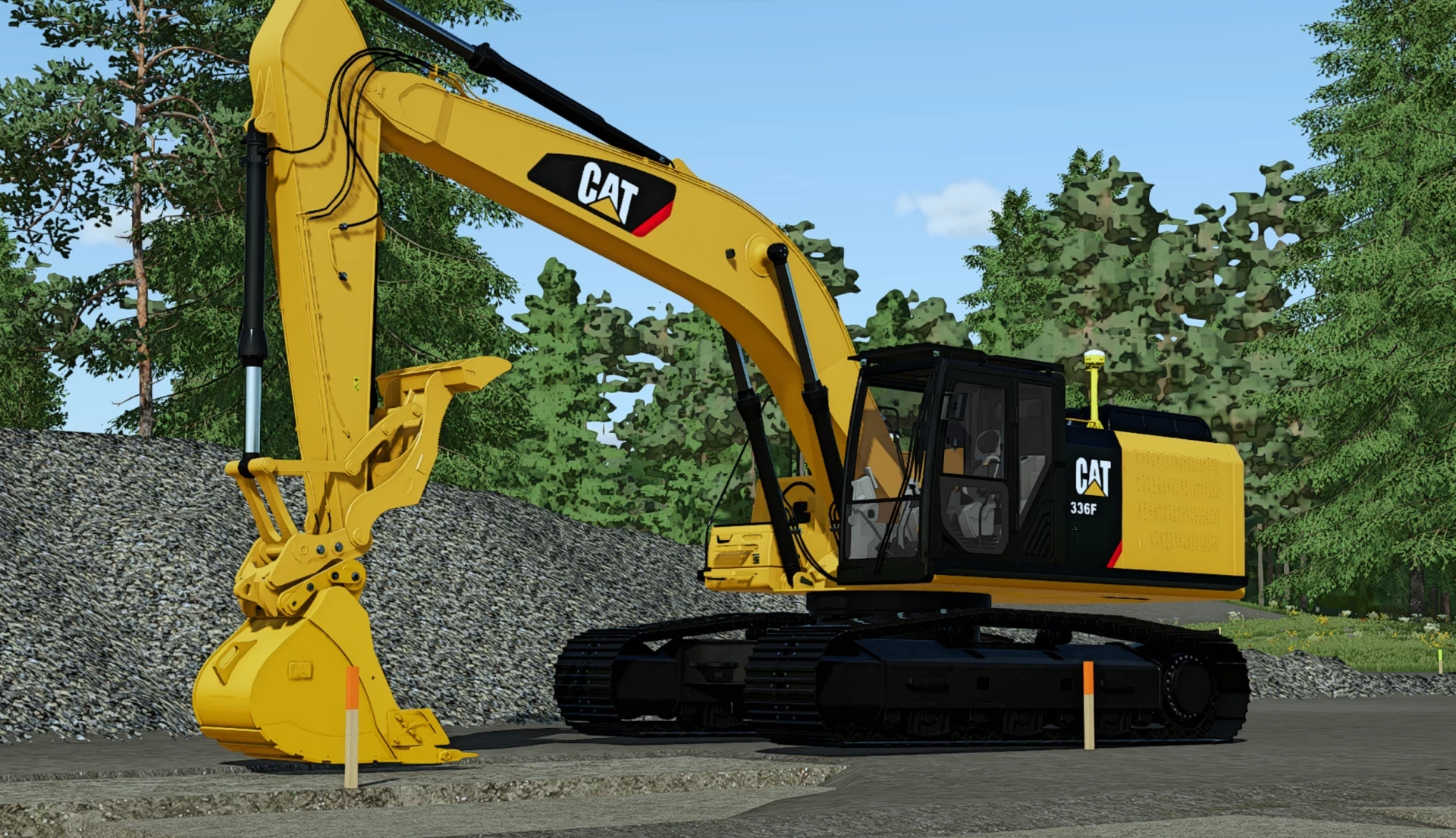 CATERPILLAR 336F AND CATERPILLAR 336NG FIXED V1.0 – FS22 mod