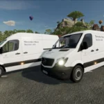 MERCEDES BENZ SPRINTER 24-HOUR BREAKDOWN SERVICE V1.0 – FS22 mod