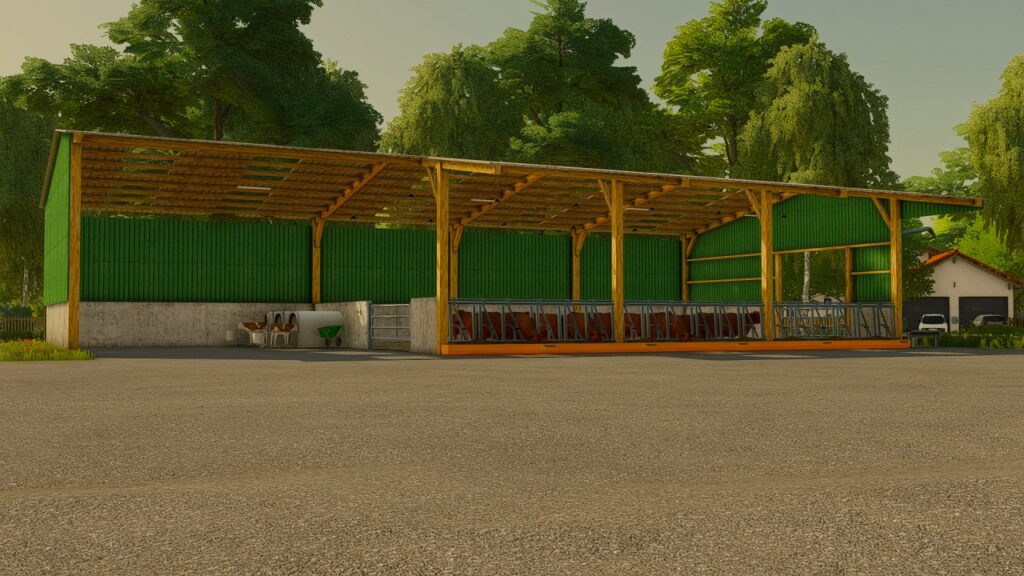 Cow stalls V1.0 – FS22 mod