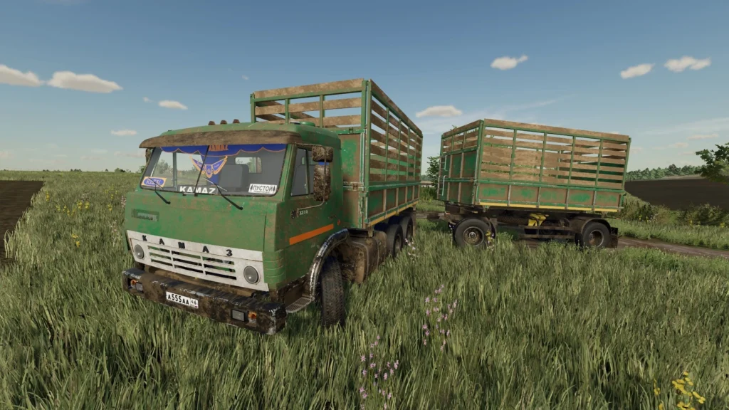 KAMAZ-55102 + TRAILER V1.0.1