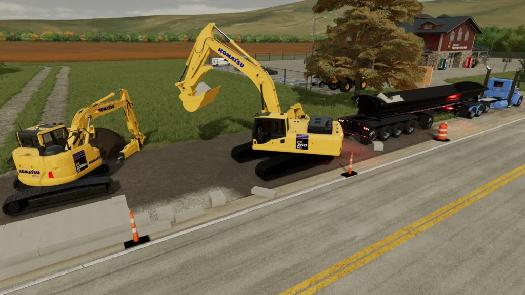 KOMATSU PC360LCI-11 V1.0 – FS22 mod