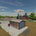 SMALL WORKSHOP GARAGE AND GAS STATION FOR YOUR FARM V1.05