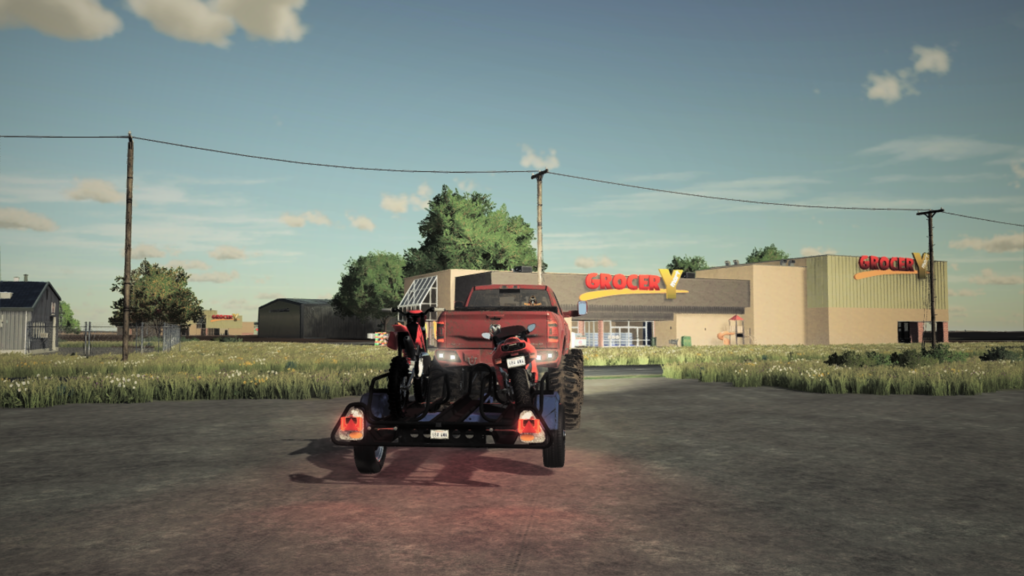 3 Slot Motorcycle Trailer
