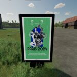 Advertising Panel - Sponsor J.O PARIS 20244
