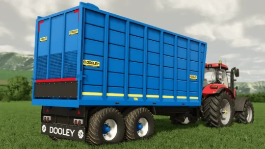 BROUGHAN 1 AXLE GRAIN / SILAGE TRAILER V1.0 – FS22 mod