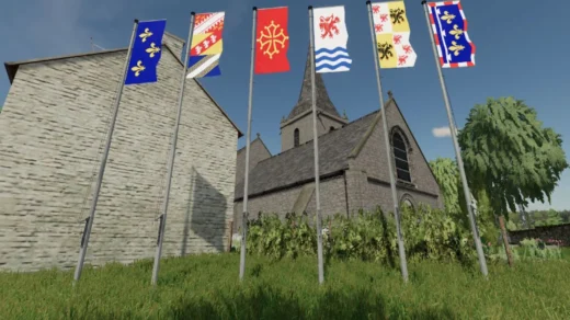 FRENCH REGIONS FLAGS PACK V3.0