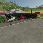 JD HD50F WITH INTEGRATED CUTTERBAR WAGON V1.03