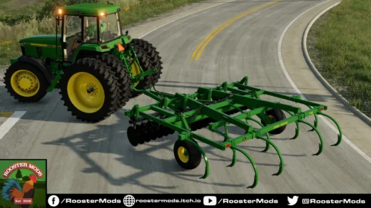 JOHN DEERE 712 MULCH TILLER V1.0