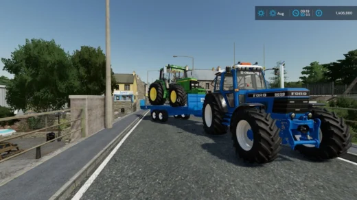 KANE LOWLOADER BALE TRAILER V1.0