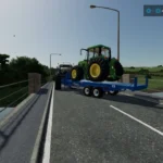 KANE LOWLOADER BALE TRAILER V1.02