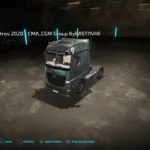 MERCEDES ACTROS 2022 - CMA CGM GROUP V1.02