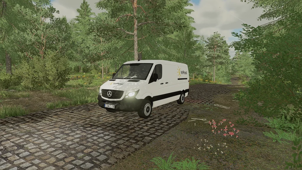 MERCEDES BENZ SPRINTER 313 CDI POJAZD KURIERSKI FIRMY INPOST V1.0