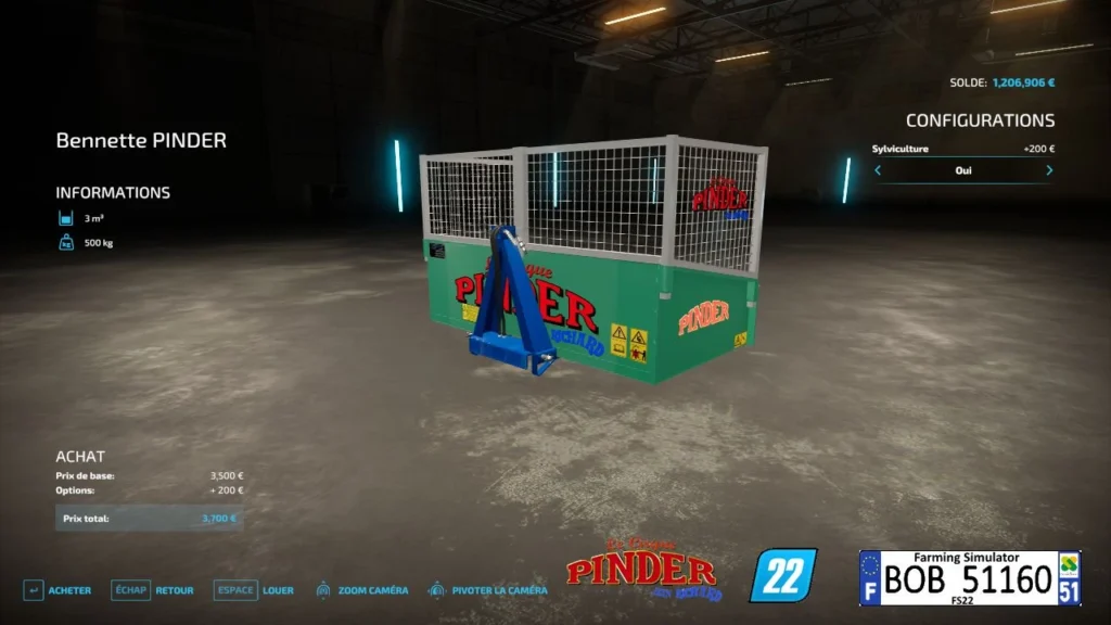 PINDER 3 POINT TRAILER V1.0