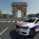 RENAULT MEGANE ESTATE 2020 POLICE NATIONALE CRS V1.0