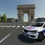 RENAULT MEGANE ESTATE 2020 POLICE NATIONALE CRS V1.02