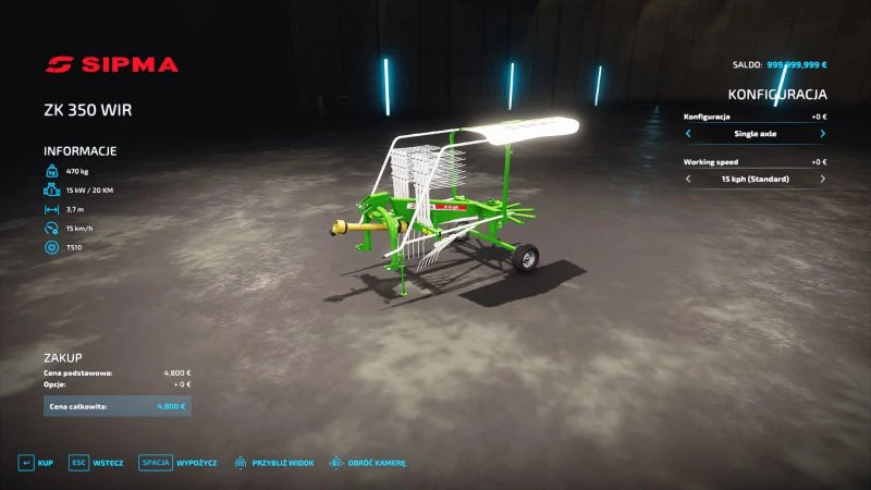SIPMA ZK 350 WIR V1.0