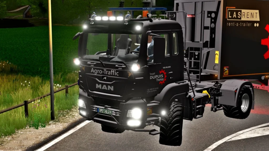 TRUCK + DUMPSTER TRANSPORT DUPUIS THOMAS IRL V1.0